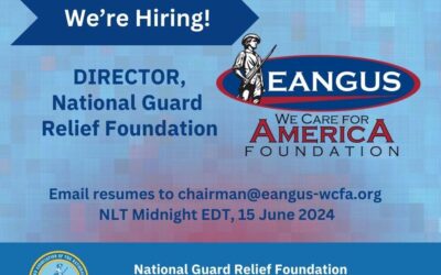 The National Guard Relief Foundation is Hiring!